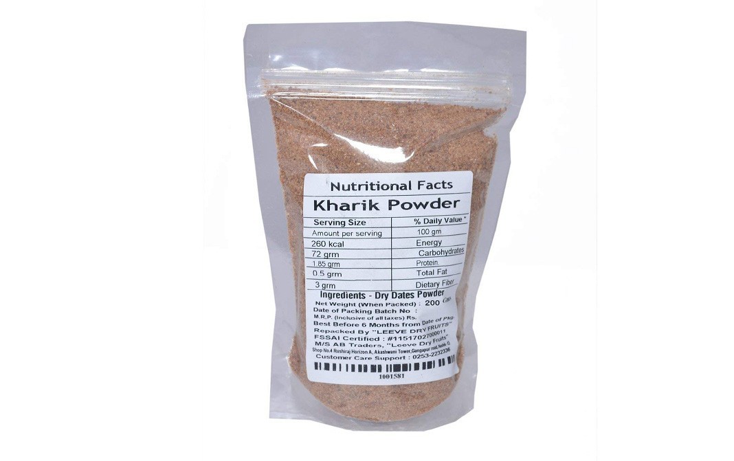Leeve Dry fruits Kharik Powder    Pack  200 grams